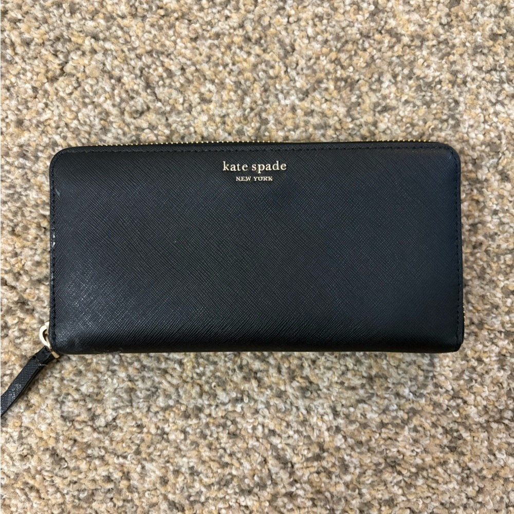 Kate Spade Black Leather Wallet